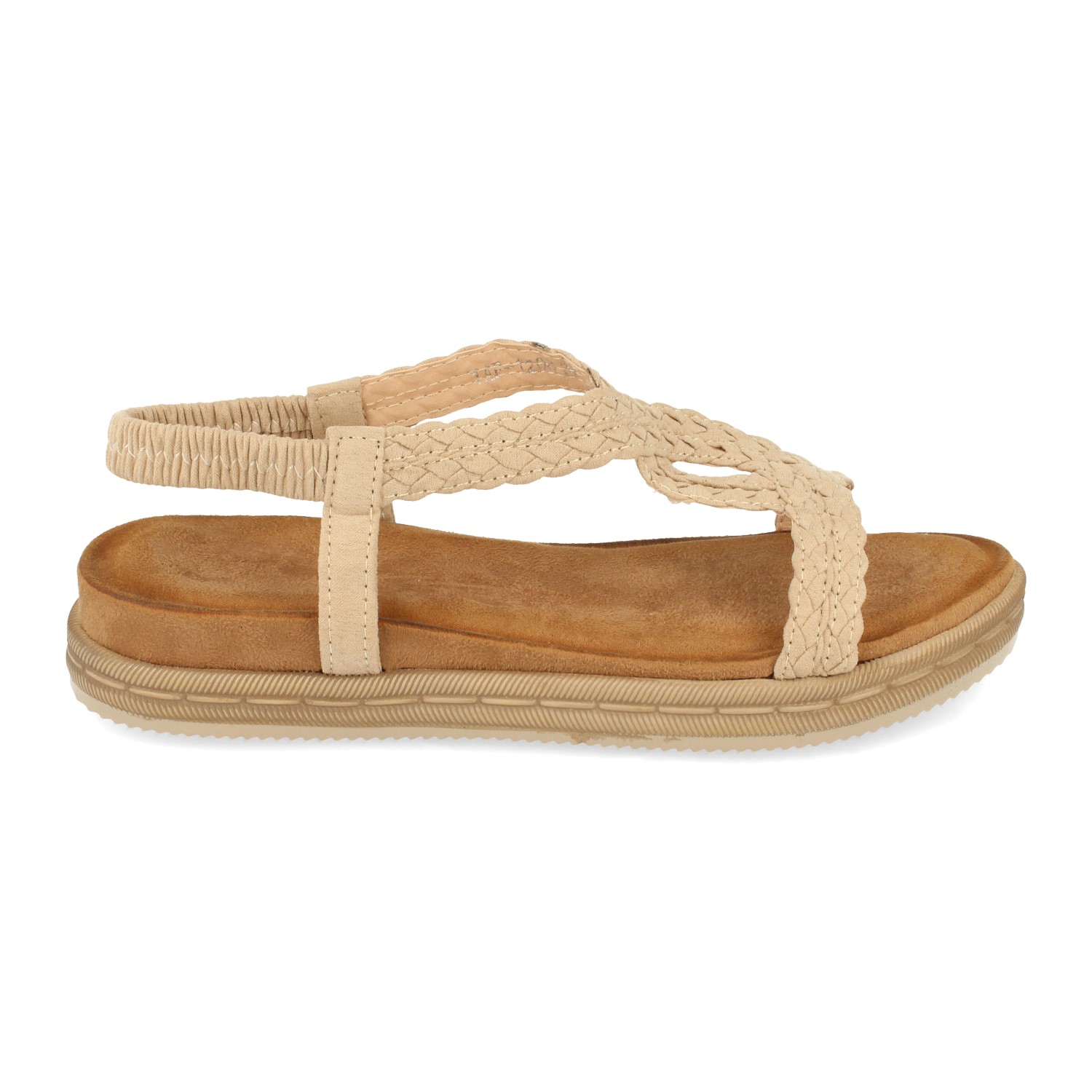 Sandalia Plana con El?stico en el Tal?n - Imagen 2