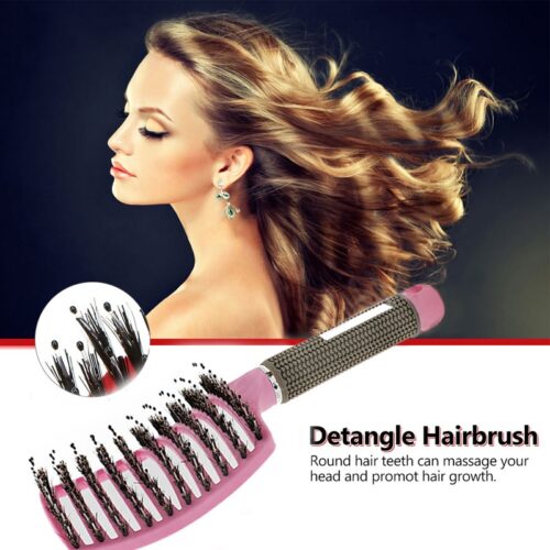 Cepillo para el cabello anti-klit Brushy Haarborstel para mujeres, cepillo de pelo desenredante